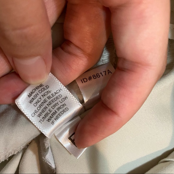 Ann Taylor Cream Wide-Leg Trousers - Picture 8 of 12